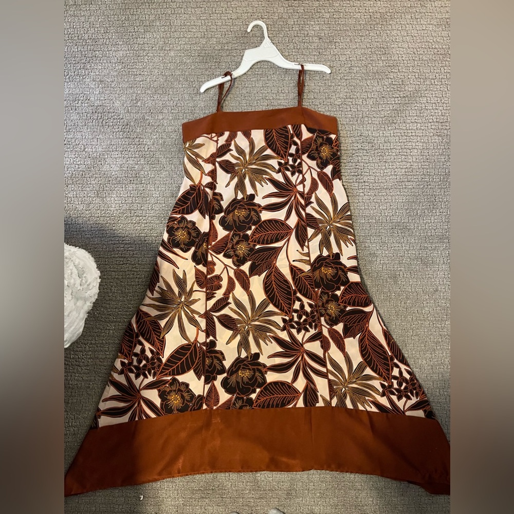 DKNY Floral Midi Dress, Size Small